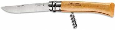 OPINEL - Messer N°10 mit Korkenzieher