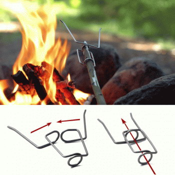LIGHT MY FIRE - Grandpa's Fire Fork - Grillspiess - Grillgabel