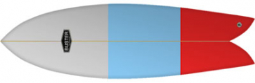 BUSTER - Retro Fish 6'4'' Surfboard