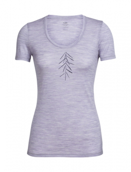 ICEBREAKER -  Women's Tech Lite SS Scoop Lancewood T-Shirt