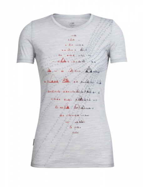 ICEBREAKER -  Women's Tech Lite SS Scoop Crew Diamond T-Shirt